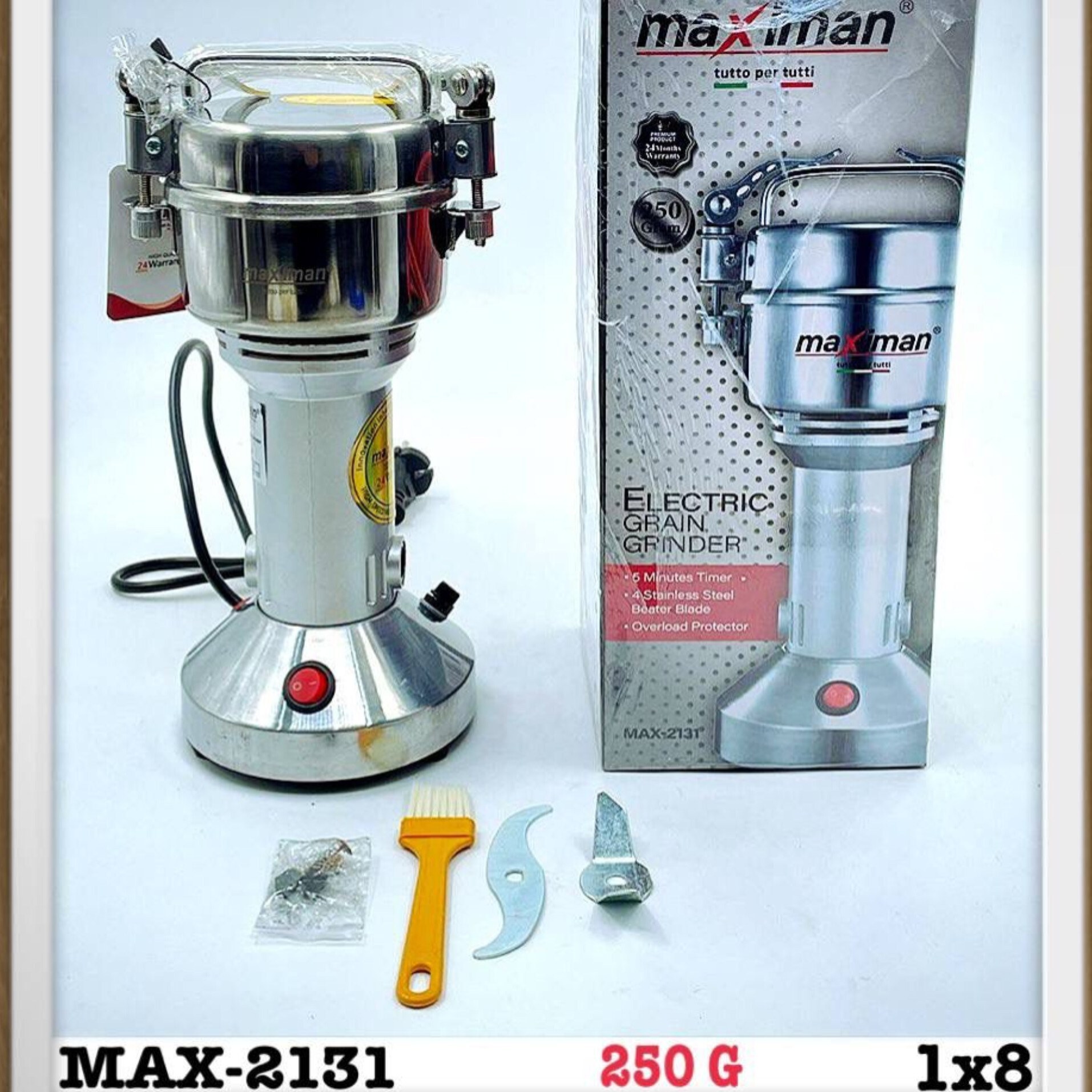 آسیاب نيمه صنعتی مکسیمان ۲۵۰گرم max_2131