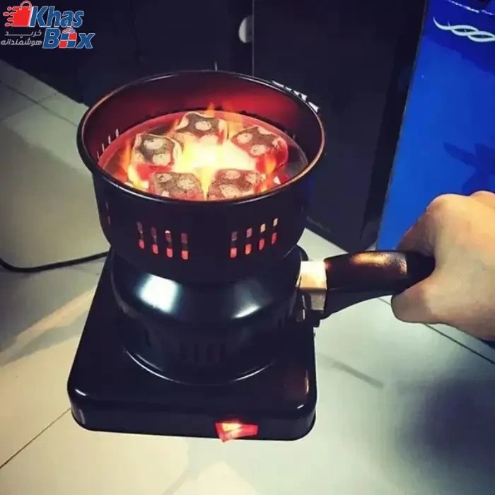 زغال سرخ کن برقی دسته بلند