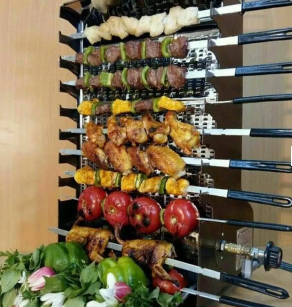 کباب پز ایستاده گازی نوبل 8 سیخ