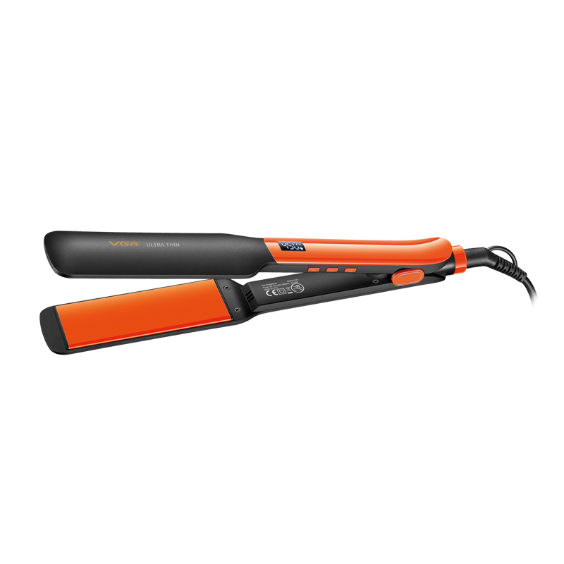 اتو و حالت‌دهنده موی حرفه‌ای وی جی آر VGR مدل V-551 با صفحات سرامیکی و نمایشگر LED