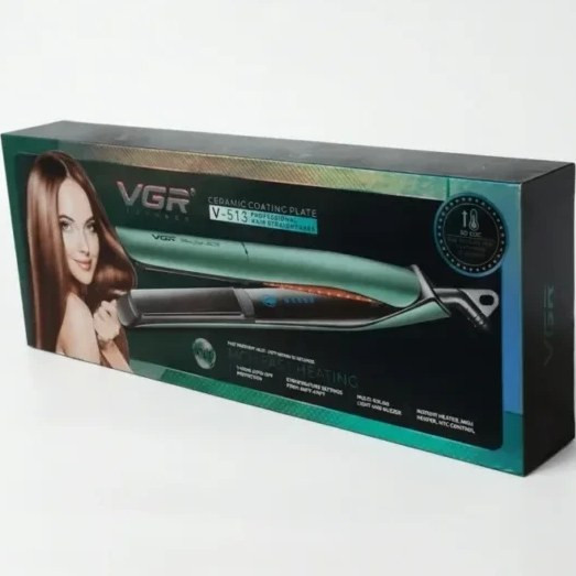 اتو مو حرفهای وی جی آر مدل VGR V-513 با قابلیت تنظیم دما و خاموشی خودکار