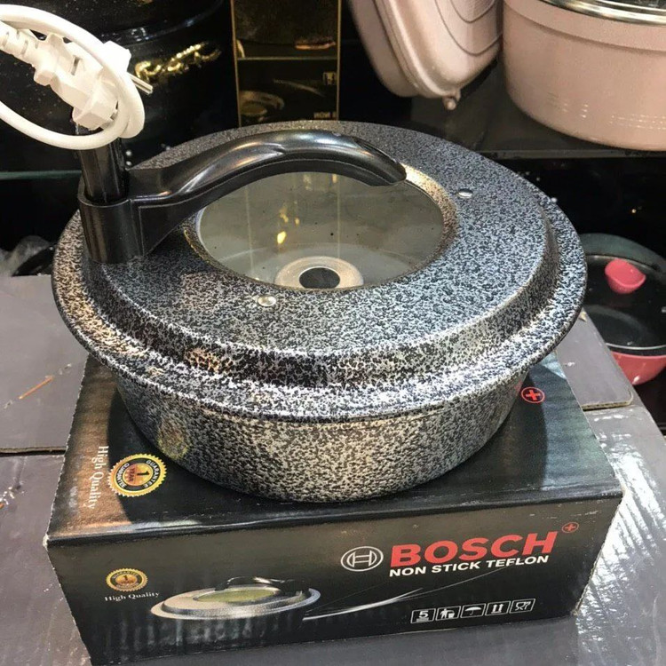 کیکپز برقی بوش BOSCH | پیتزا پز و تابه برقی چندکاره با روکش نچسب