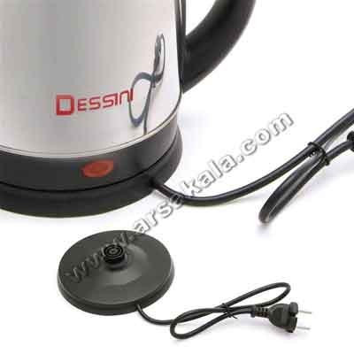 کتری برقی دسینی مدل KD990 | ظرفیت 2 لیتر | توان 1800 وات | بدنه استیل ضدزنگ