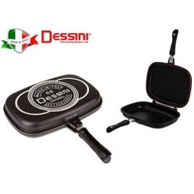 ماهیتابه رژیمی دو طرفه دسینی سایز ۳۶ | تابه گریل نچسب با واشر سیلیکونی
