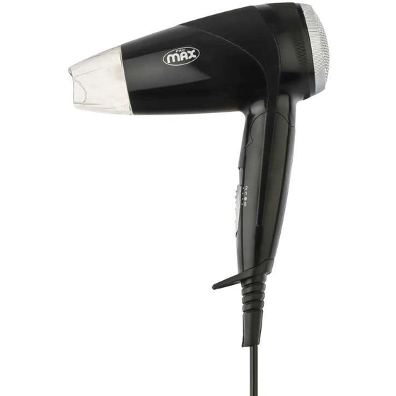 سشوار مسافرتی پرومکس مدل MXS-1050 | ۱۶۰۰ وات، دسته تاشو و باد سرد