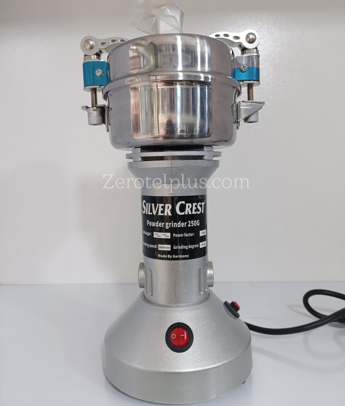 آسیاب برقی ادویه سیلور کرست مدل SC-250G ظرفیت ۲۵۰ گرم با بدنه استیل