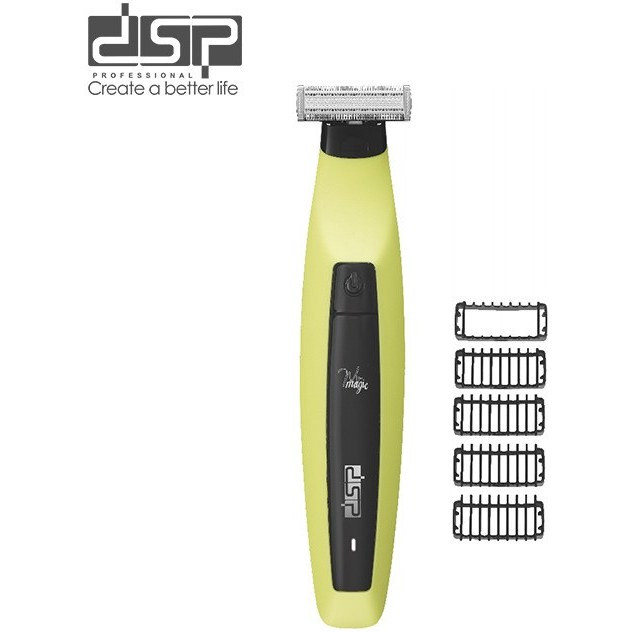 ماشین اصلاح صورت و بدن DSP مدل 60334 ضدآب با تیغه استیل و شارژ Type-C